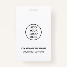 業務モダンロゴスタッフ名役職（縦書き） バッジ