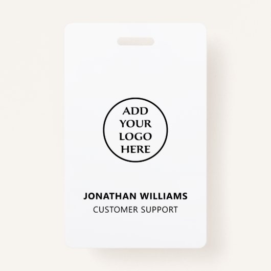 業務モダンロゴスタッフ名役職（縦書き） バッジ (裏面)