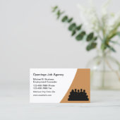業務モダン代理店名刺 名刺 (スタンド正面)