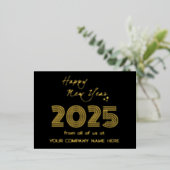 業務モダン同性愛者コード会社 箔シーズンポストカード (立ち正面)