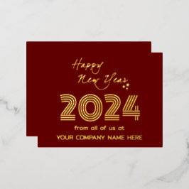 業務モダン同性愛者コード会社 箔シーズンポストカード