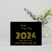 業務モダン同性愛者コード会社 箔シーズンポストカード (立ち正面)