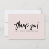 業務モダン命令サンキューカード サンキューカード (正面)