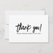 業務モダン命令サンキューカード サンキューカード (正面)