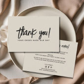 業務モダン命令サンキューカード サンキューカード