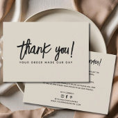 業務モダン命令サンキューカード サンキューカード