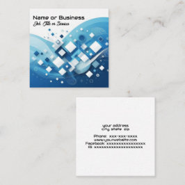業務モダン図 スクエア名刺