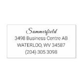 業務モダン情報室の住所 セルフインキングスタンプ (デザイン)