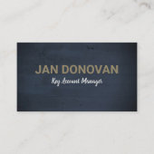 業務モダン担当者カジュアル鍵アカウント管理者 名刺 (正面)