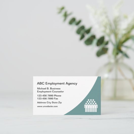 業務モダン機関名刺 名刺 (スタンド正面)