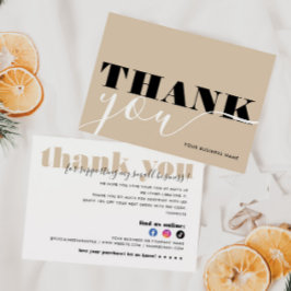 業務モダン注感謝してい文のミニマル化 サンキューカード