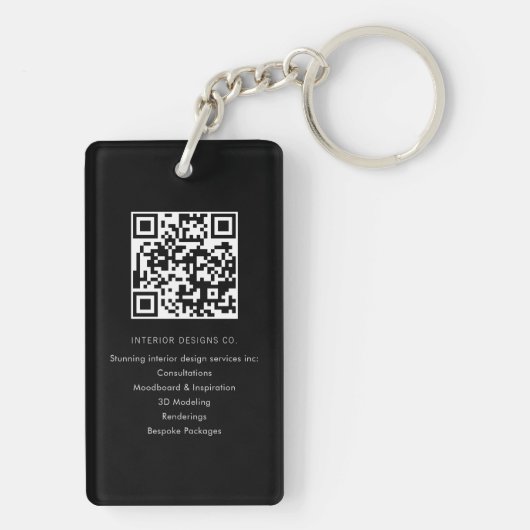 業務モダン キーホルダー (裏面)