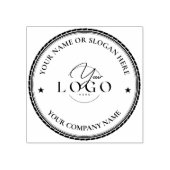 業務モダン |ビジネスカスタムエレガントロゴ消去 ラバースタンプ (インプリント)