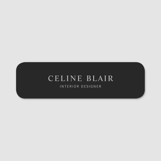 業務モダン 名札 (正面)