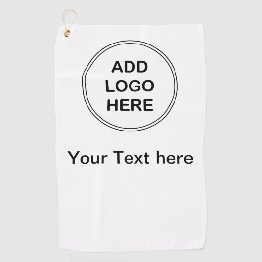 業務ロゴゴルフタオル ゴルフタオル (正面)