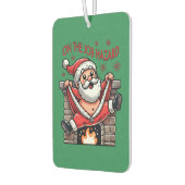 業務上危険なサンタが火災に遭う カーエアーフレッシュナー (左)