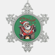 業務上危険なサンタが火災に遭う