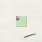 業務上危険なサンタが火災に遭う ポストイット (デスク上)