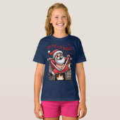 業務上危険なサンタが火災に遭う Tシャツ (正面フル)