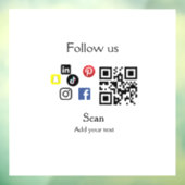 業務会社シンプルホームページのバーコードQRコード ウィンドウサイン (シート3)