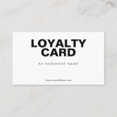 業務割引モダンロイヤリティカード ロイヤリティカード (裏面)