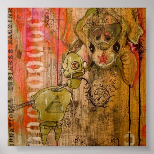 業務国際的機械 ポスター (正面)