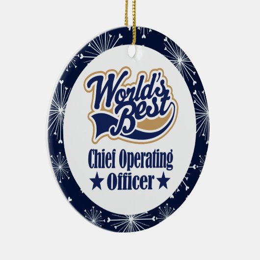 業務執行責任者のギフトのオーナメント セラミックオーナメント (右)