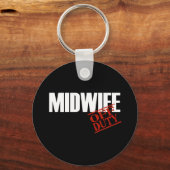 業務外助産師暗 キーホルダー (正面)