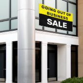 業務外販売の規模の拡大 横断幕 (ビルの外側)