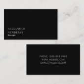 業務数々のカード 名刺 (正面/裏面)