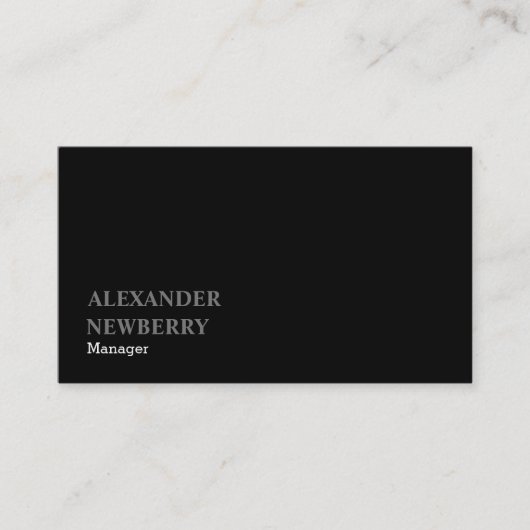 業務数々のカード 名刺 (正面)