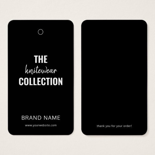 業務服モダンつるラベル (正面&裏面)