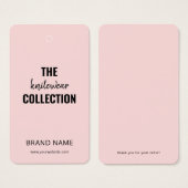 業務服モダンつるラベル (正面&裏面)