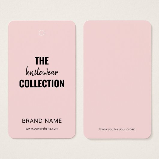 業務服モダンつるラベル (正面&裏面)