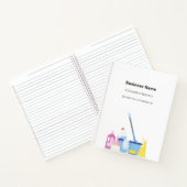 業務清掃サービスのチェックリスト ノートブック (内部)