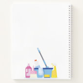 業務清掃サービスのチェックリスト ノートブック (裏面)