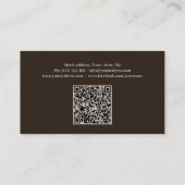 業務独占的パーソナライズされた相手への贈与 名刺 (裏面)