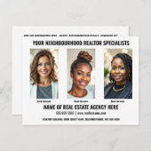 業務用はがきテンプレート5枚フォトDIY不動産仲介業者 ポストカード (正面/裏面)