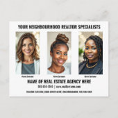 業務用はがきテンプレート5枚フォトDIY不動産仲介業者 ポストカード (正面)