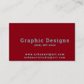 業務用アートカード品質カード在庫紙 名刺 (裏面)