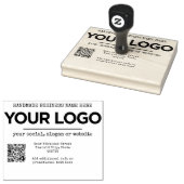 業務用インラインロゴカスタムQrコード ラバースタンプ (押印)