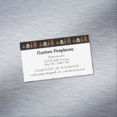 業務用カスタムカード磁石の暖炉 マグネット名刺 (インサイチュ)