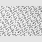 業務用カスタム包装ロゴティッシュペーパー 薄葉紙 (正面)