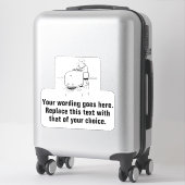 業務用クリーニングとクリーナー シール (スーツケース)