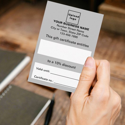 業務用グレーギフト券 エンクロージャーカード