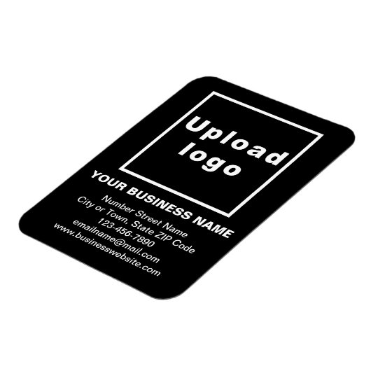 業務用ブラックフレキシブルフォトマグネット マグネット (左側)