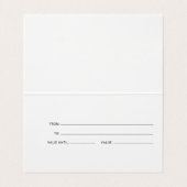 業務用ホログラフィックスクリプトギフト証明書 名刺 (内部フラット)