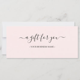 業務用ミニマルギフト証書