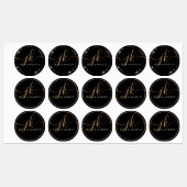 業務用モノグラムスクリプトロゴグラム防水 ラベル (シート)