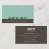 業務用企業のカード：: はっきりしたブロック9L 名刺 (正面/裏面)